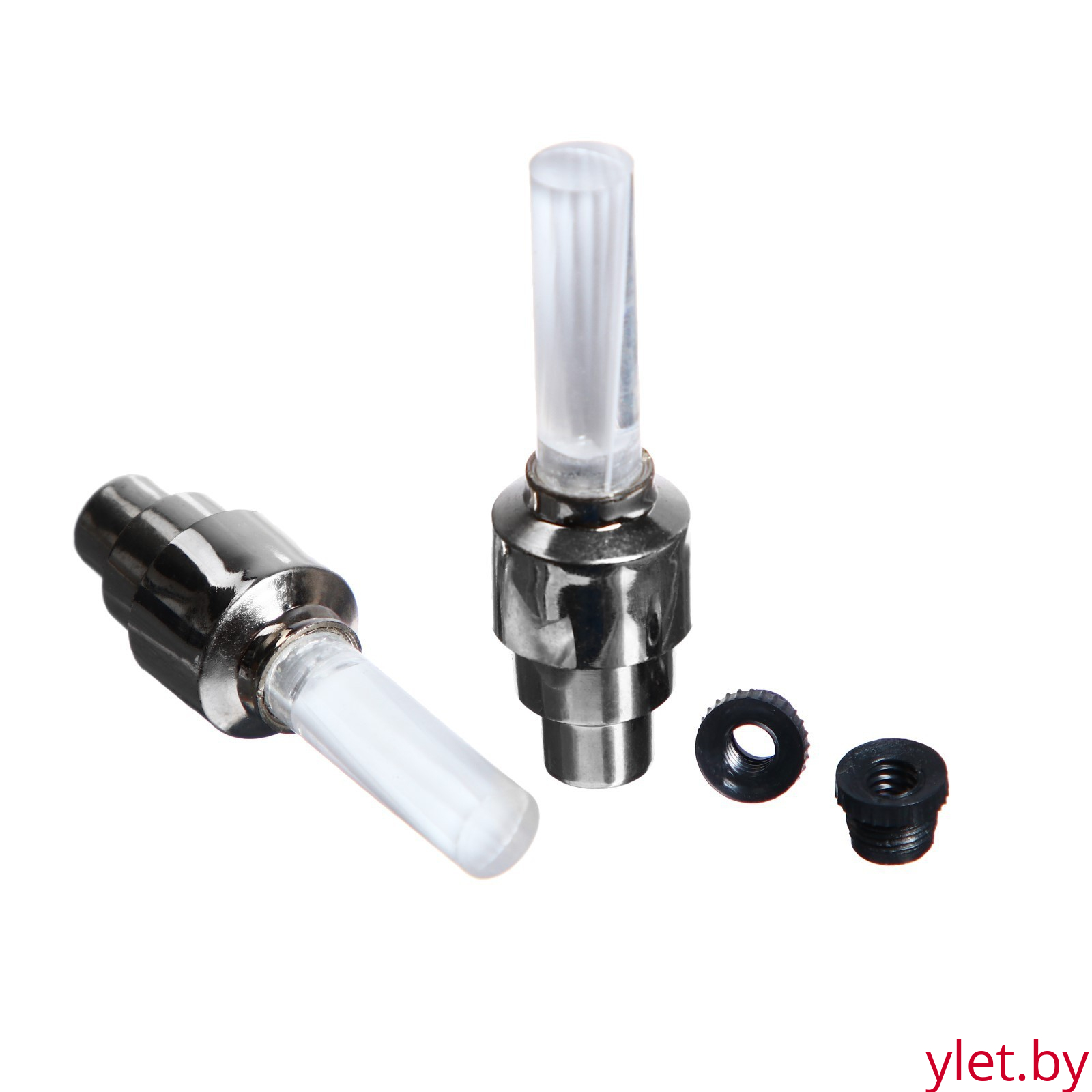 Светящиеся колпачки на ниппель колеса 2 шт. (зеленый)