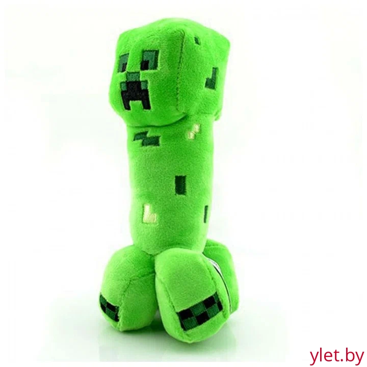 Майнкрафт (Minecraft) Мягкая игрушка "Крипер" (Creeper), 25,5 см