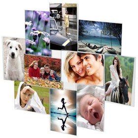 Фоторамка настенная 3D 10 фото 10*15 см пластик