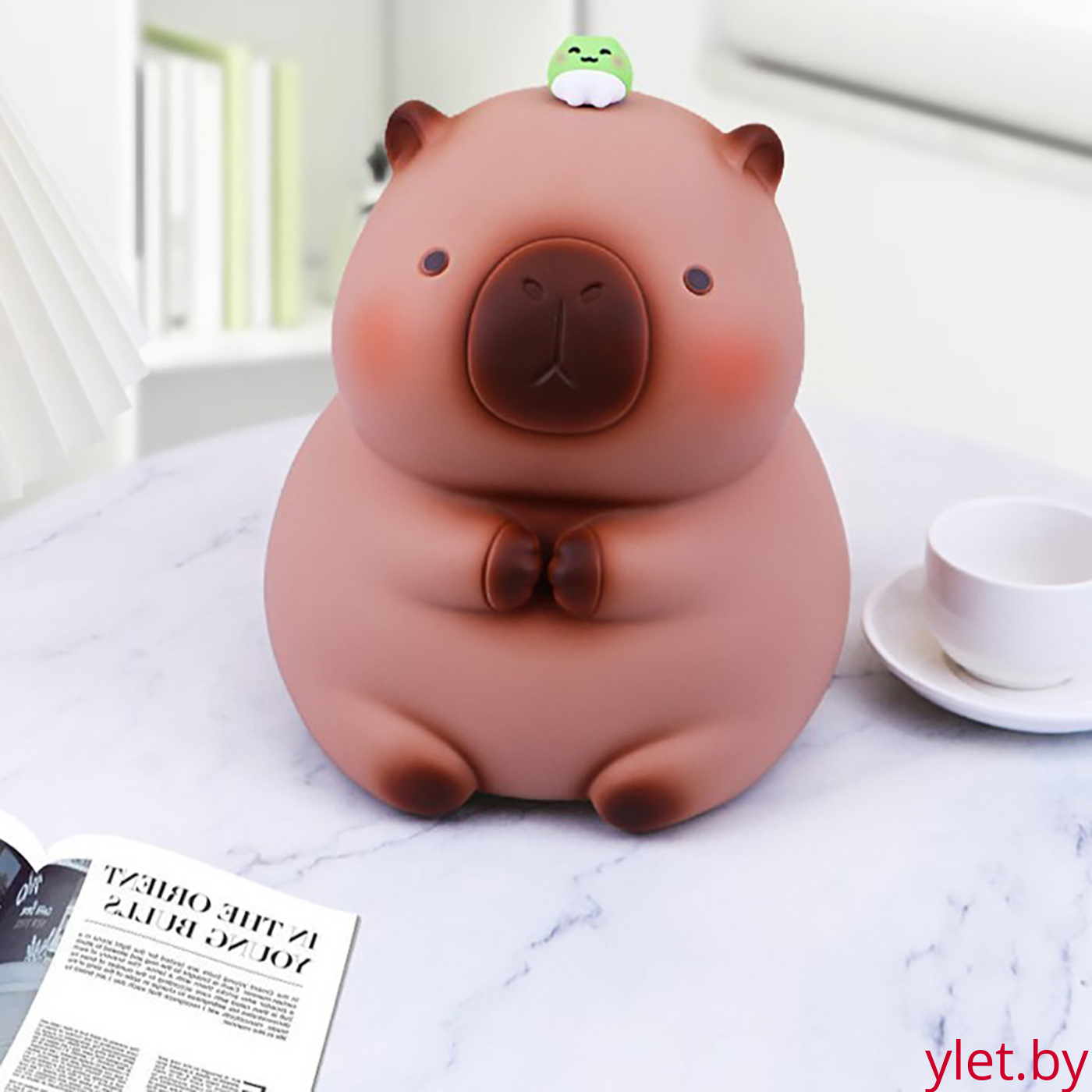 Копилка капибара "Big Capybara Frog Friend"