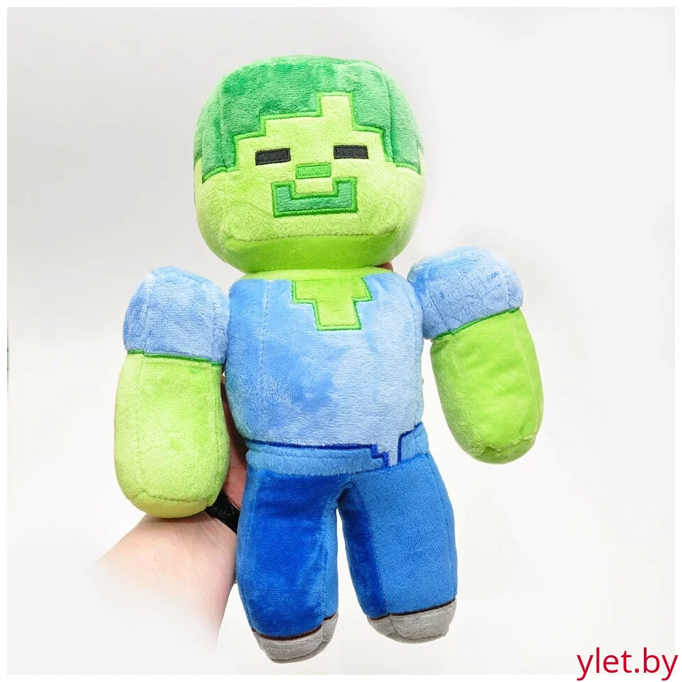 Мягкая игрушка "Minecraft" Плюшевый Зомби, 20 см