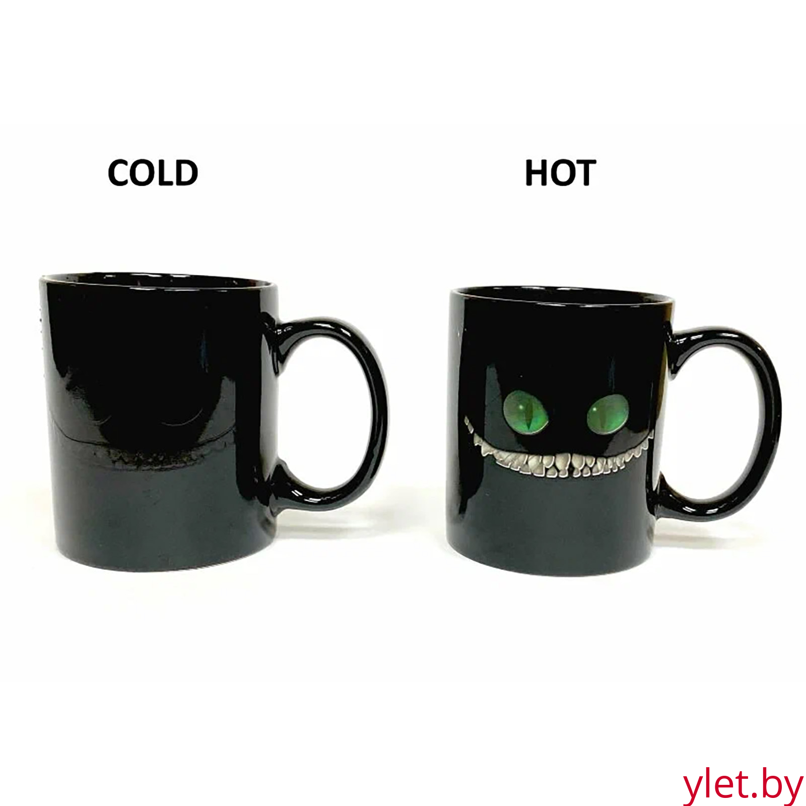 Кружка хамелеон "Чеширский кот"