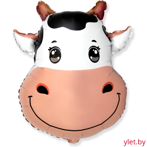 Шар (22''/56 см) Фигура, Голова Коровы