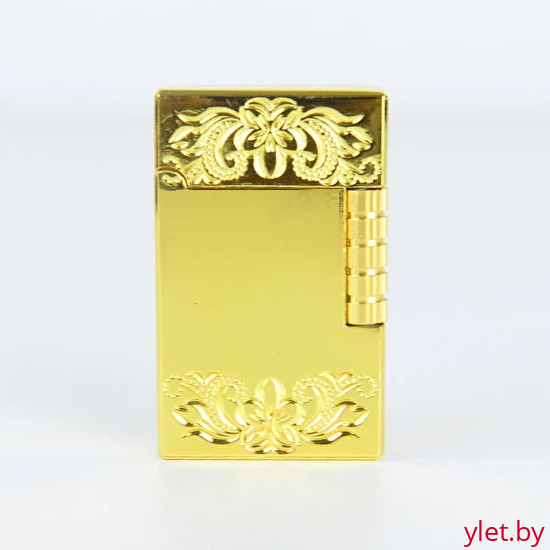 Зажигалка газовая турбо Draft Золото