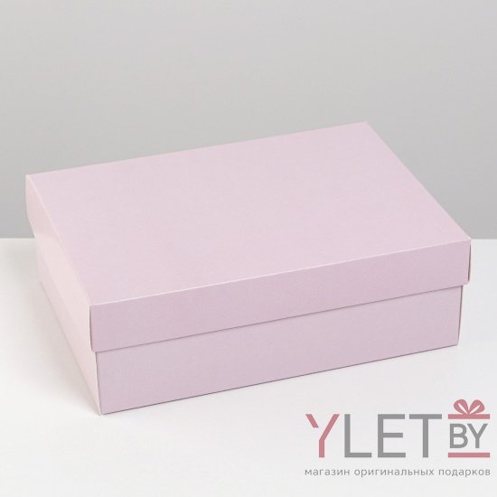 Коробка складная Лавандовая 21 х 15 х 7 см