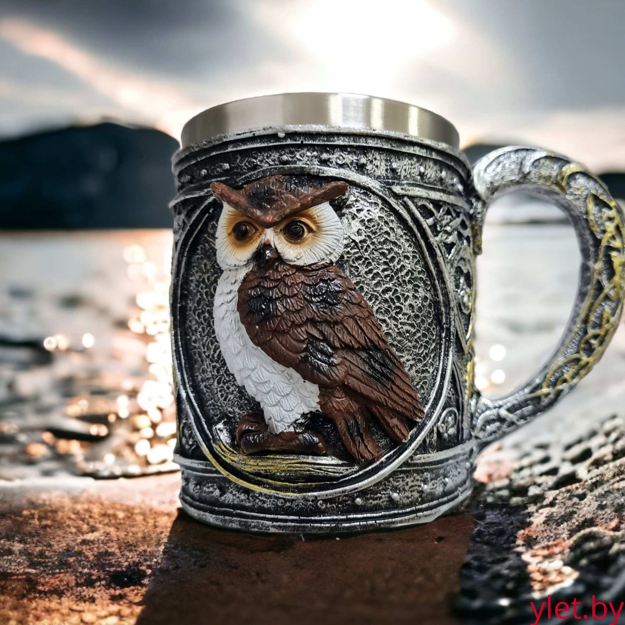 Кружка "Сова" (металл внутри)