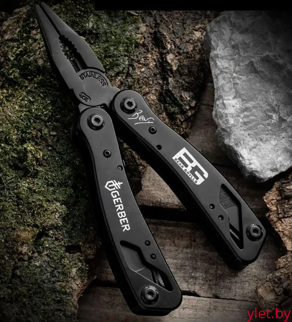 Мультитул Gerber Bear Grylls многофункциональный инструмент + набор насадок