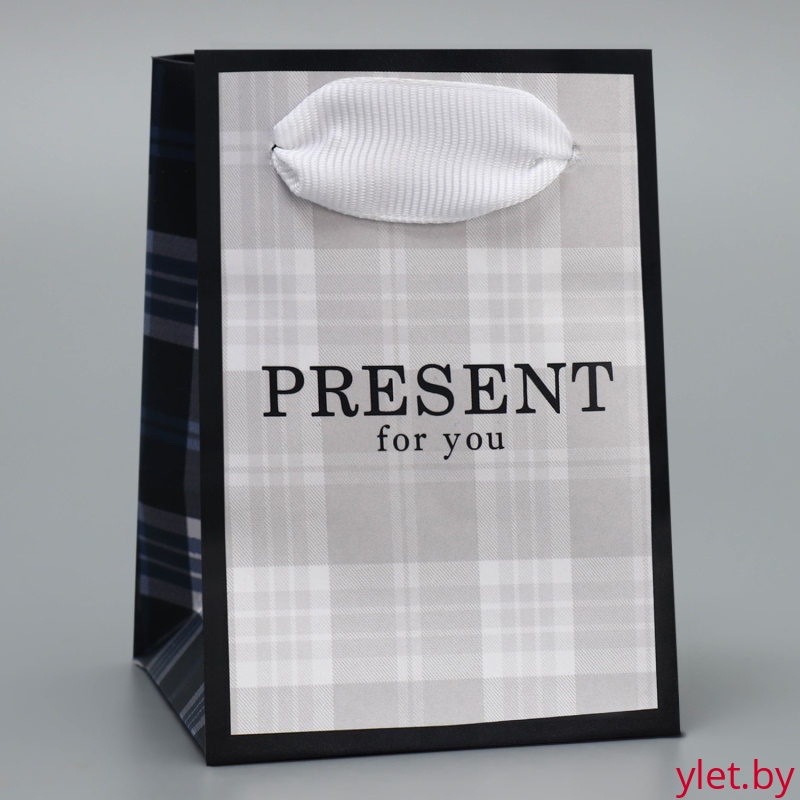 Пакет ламинированный Подарок, 7 × 10 × 7 см