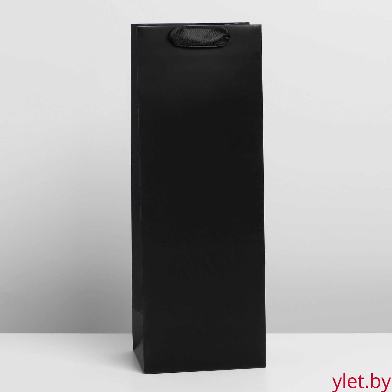 Пакет под бутылку Чёрный, 13 x 35 x 10 см