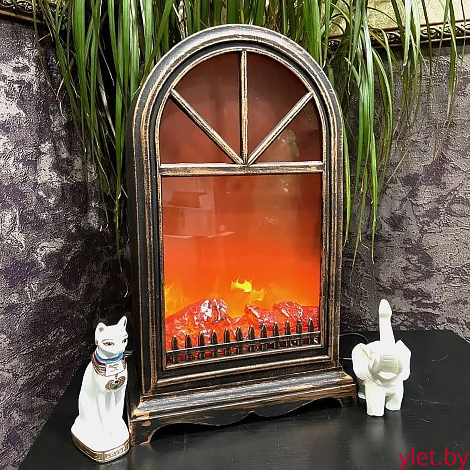 Светильник декоративный большой "Камин полукруглый"