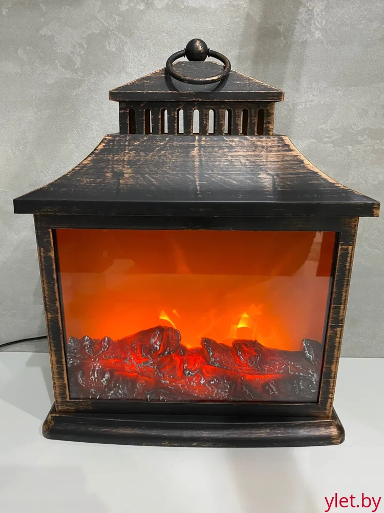 Светильник декоративный камин "Ретро"