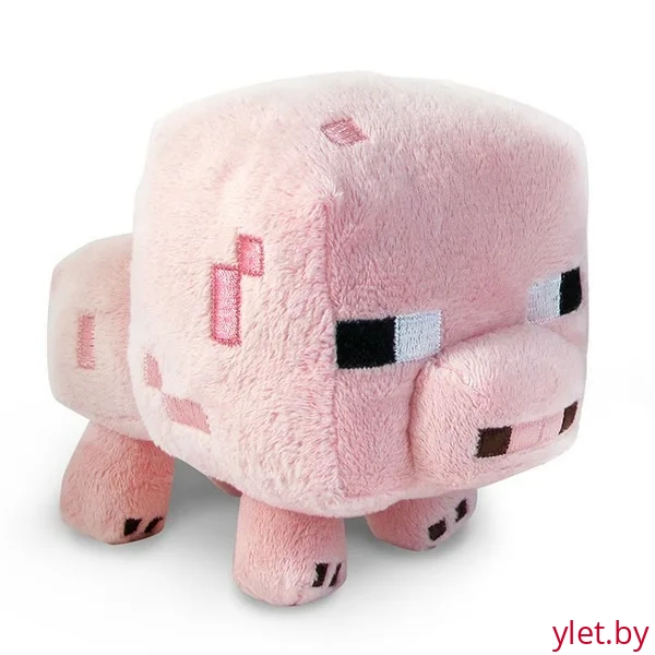 Майнкрафт (Minecraft) Мягкая игрушка "Поросенок" (Baby Pig)