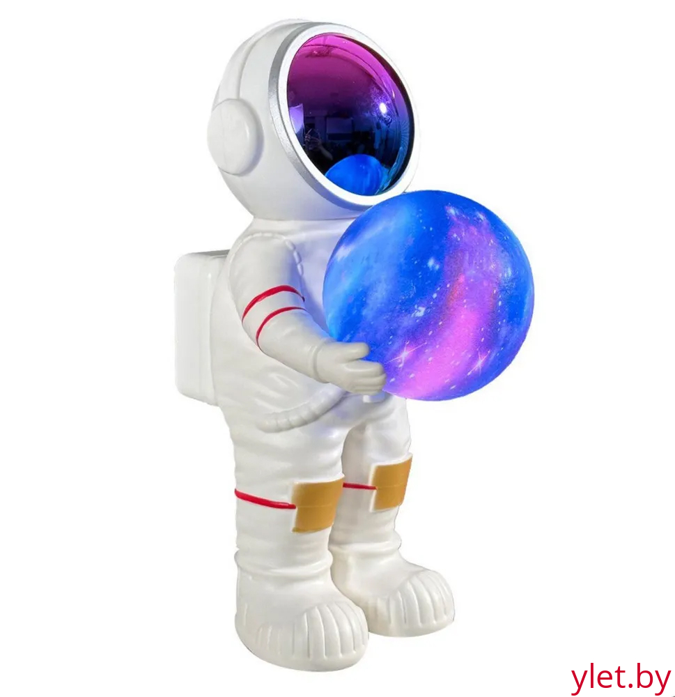 Светильник-ночник Космонавт музыкальный Bluetooth с колонкой
