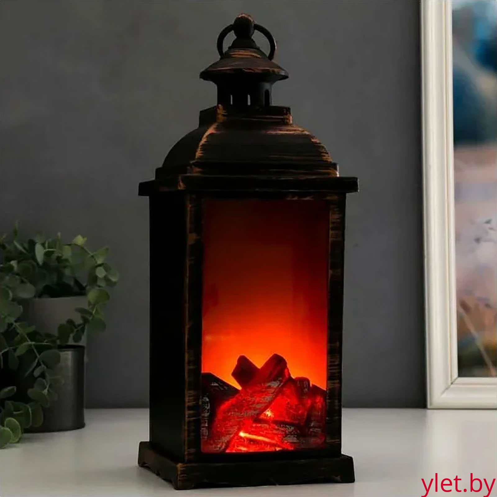 Светильник декоративный "Камин Фонарь"