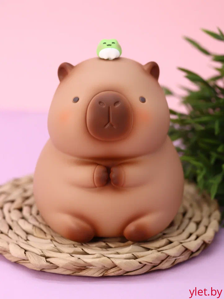 Копилка капибара "Capybara Frog Friend"