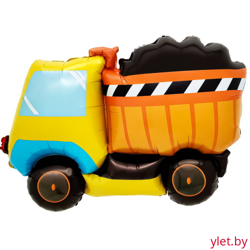 Шар (26''/66 см) Фигура, Самосвал с песком