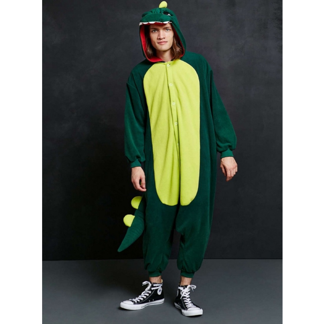 Пижама кигуруми Динозавр/Дракон Зелёный