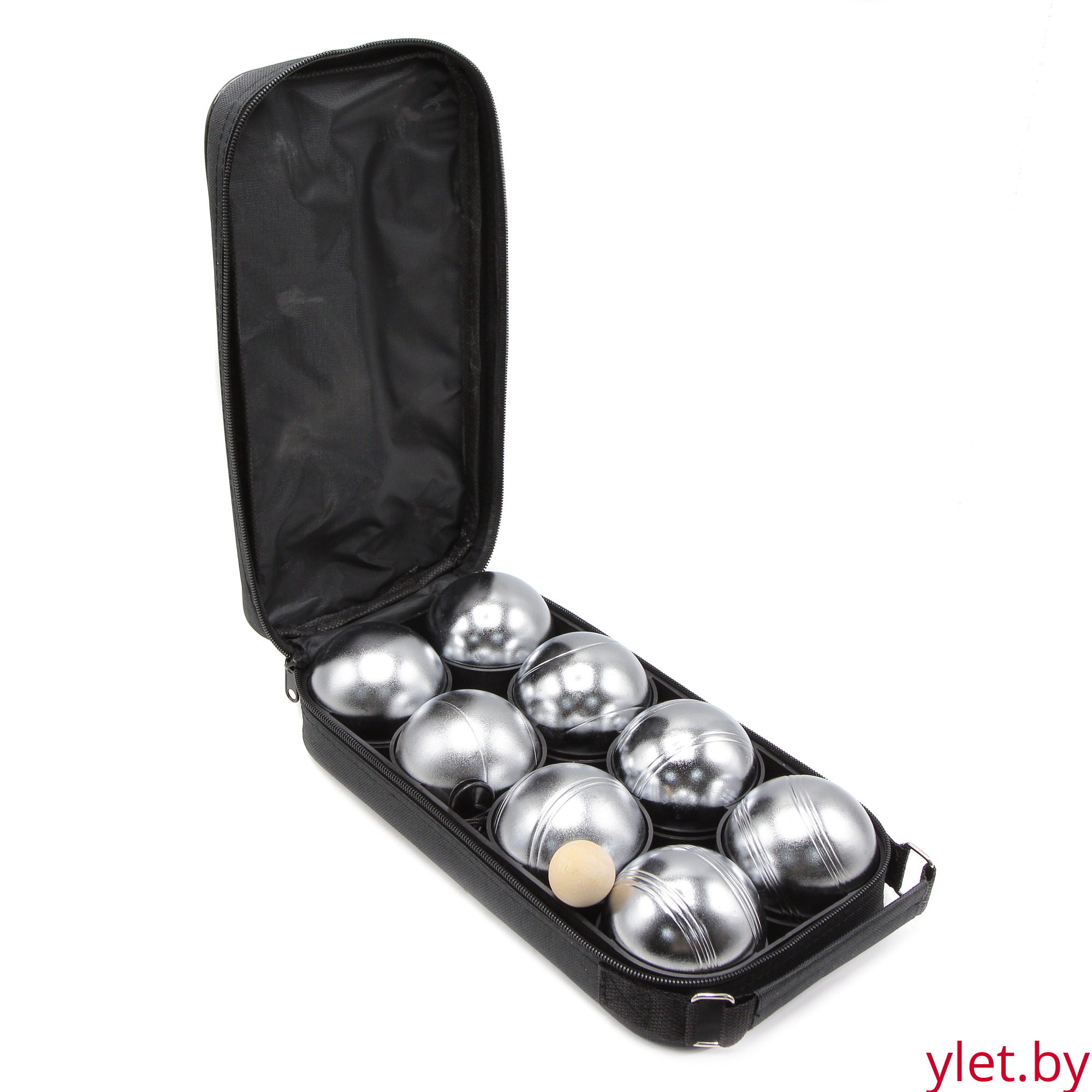 Боча Петанк 8 шаров в сумке (металлич.)