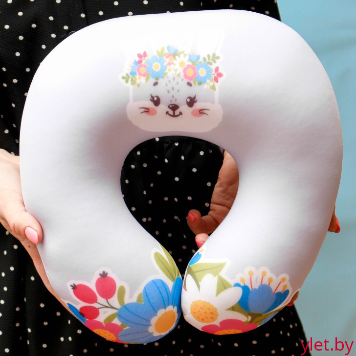 Подушка для шеи антистресс Hugme toys «Зайка»