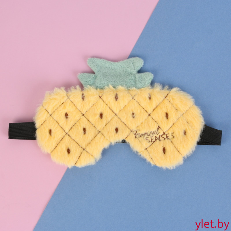 Маска для сна «Tropical senses», жёлтая