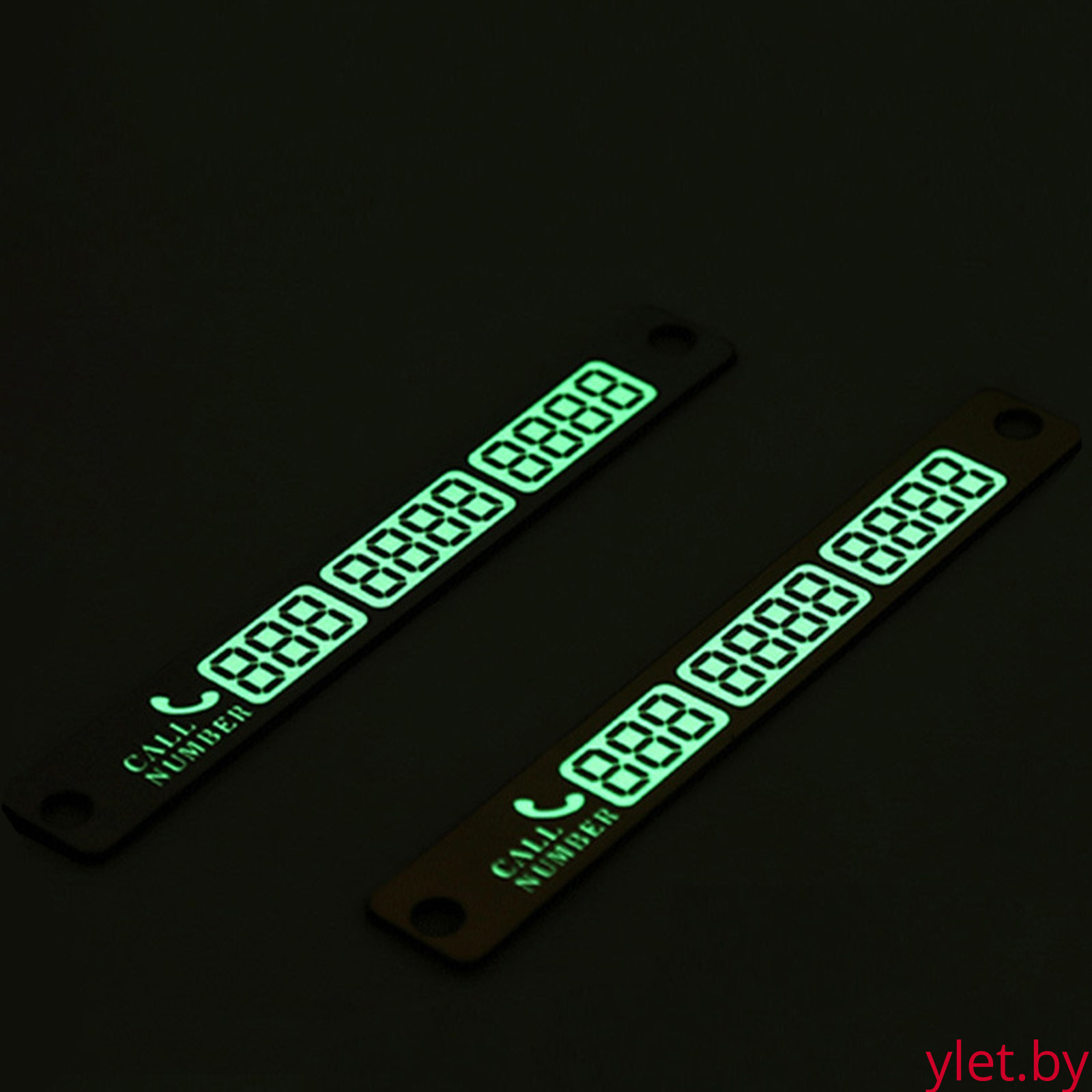 Табличка для номера телефона Torso, хром