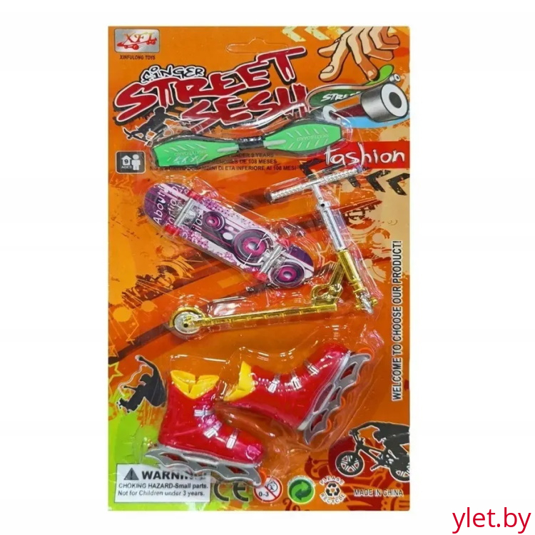 Фингерборд набор: Роллерсерф, Фингер самокат, Пальчиковый скейтборд, Ролики