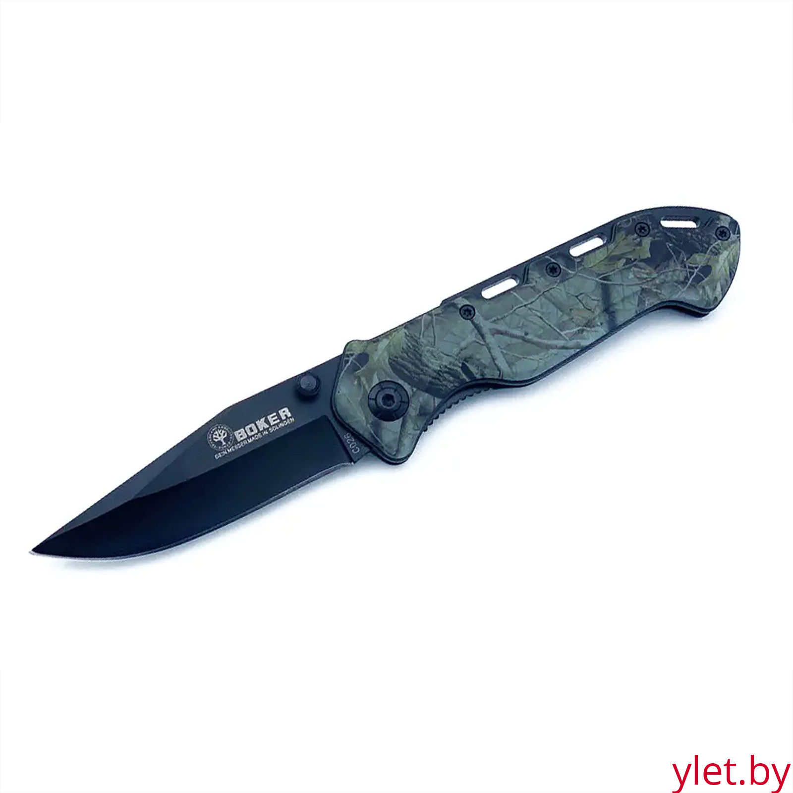Нож складной Boker 20 см дуб