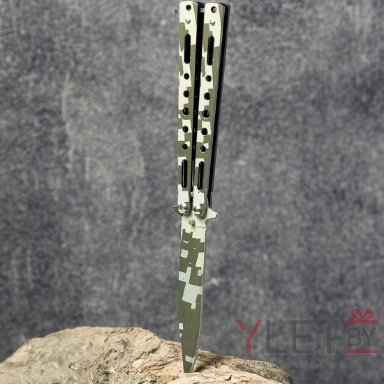 Нож бабочка Камуфляж