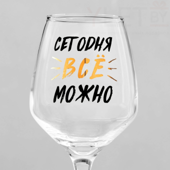 Бокал для вина «Можно все», 350 мл