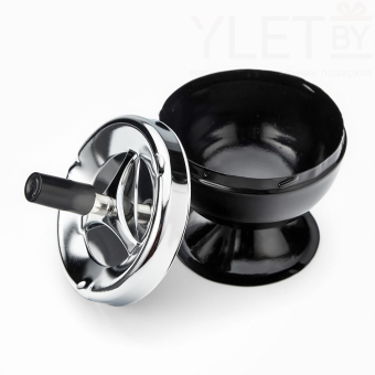 Пепельница для дома бездымная, для сигарет и стиков, 9.5 х 12 см