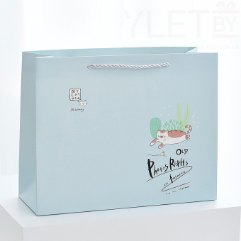 Пакет подарочный Old Photos 32 х 25 х 11.5 см