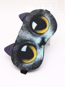 Маска для сна "Cat's eyes", dark grey