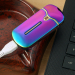 USB Зажигалка Lighter овальная (хамелеон)