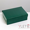 Коробка складная Изумрудная 21 х 15 х 7 см