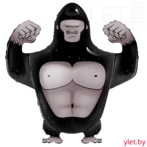 Шар (27''/69 см) Фигура, Горилла ПОД ВОЗДУХ