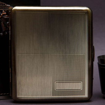 Портсигар металлический Gvipai Квадраты