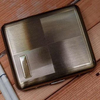 Портсигар металлический Gvipai Квадраты