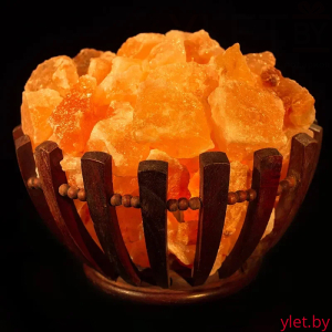 Солевая лампа "Домашний очаг" дерево (3-3,3 кг)