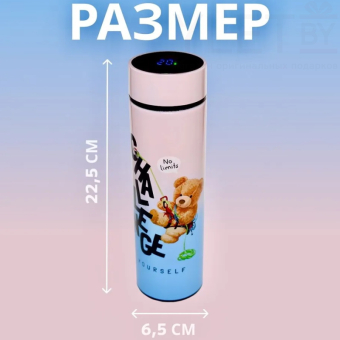 Термос с датчиком температуры Smart Cup Led, Challenge, 500 мл