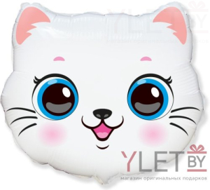Шар (22''/56 см) Фигура, Голова Кота