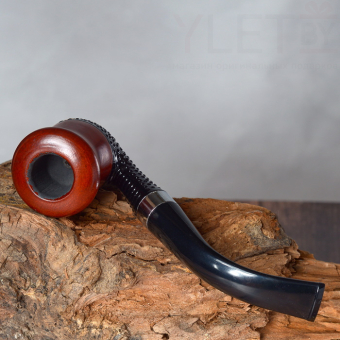 Трубка курительная. Чаша с изгибом F20668