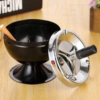 Пепельница для дома бездымная, для сигарет и стиков, 9.5 х 12 см