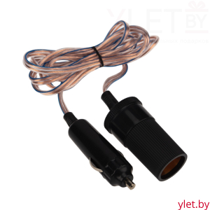 Удлинитель автоприкуривателя штекер-гнездо Rexant, 1,5 м