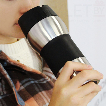 Термокружка черная CLICK 400ml