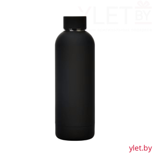 Термос для напитков Soft touch, черный