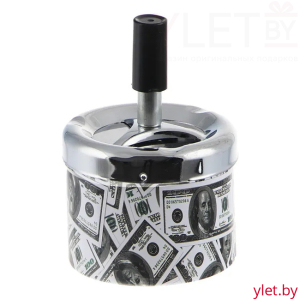 Пепельница бездымная 100 долларов, 7х11.5 см