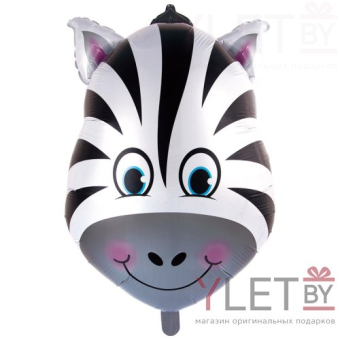 Шар (35''/89 см) Фигура, Зебра голова