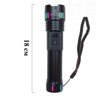 Фонарь сверхъяркий аккумуляторный большой дальности с индикатором заряда RK-W511A-TG