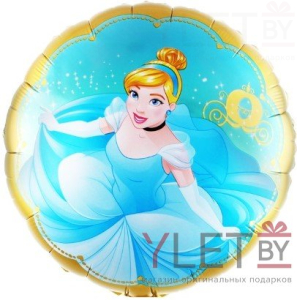 Шар (18"/46 см) Круг, Золушка