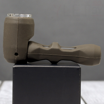 Девайс курительный трубка в силиконе Коричневый